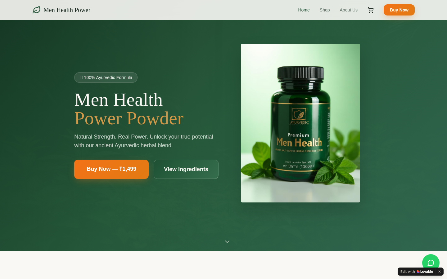 AI-Powered Wellness Commerce Experience live preview